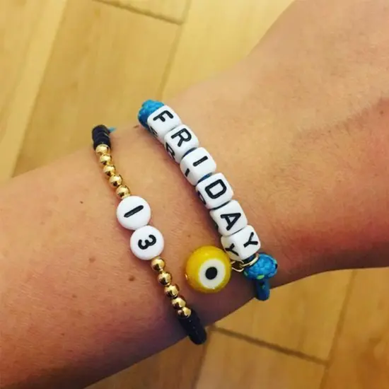 1440pcs Acrylic Letter Beads White Cube Sorted Alphabet Beads for Jewelry Making, Bracelets, Necklaces, Key Chains (6 x 6mm) {3}