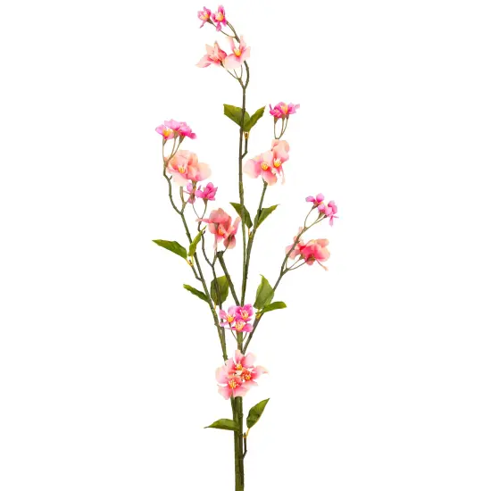 Northlight Sweet Pea and Purslane Artificial Floral Sprays - 46" - Pink and Purple - Set of 4 {5}
