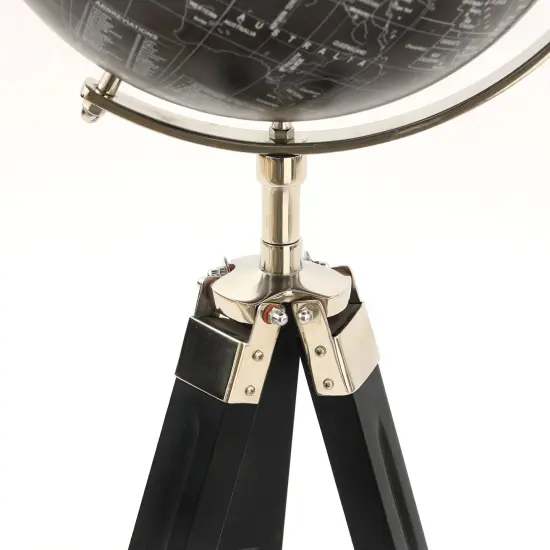 Tabletop Decorative Globe on Aluminium Tripod Stand - 32"(H) {4}