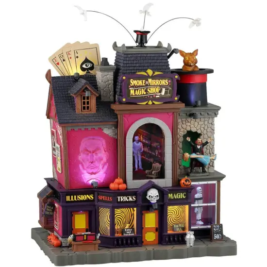 Smoke & Mirrors Magic Shop - Lemax Spooky Town {1}