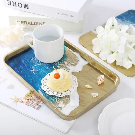 LET'S RESIN Metallic Pigment Powder, 5 Colors Resin Fine Powder, Each Bottle 20ml Shimmer Pigment Dye for Epoxy Resin Coloring, Polymer Clay and Other Crafts {5}