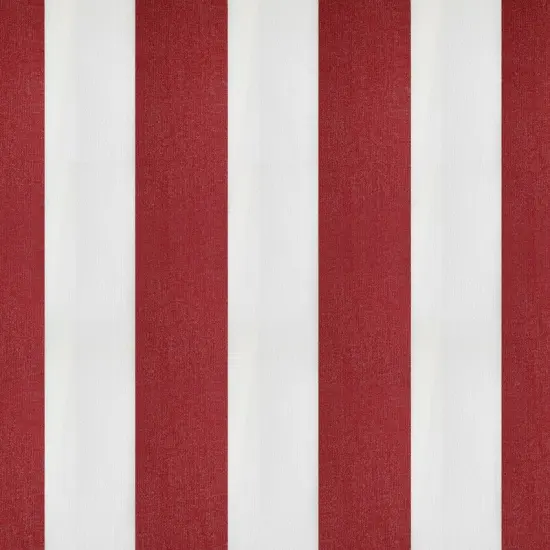 Bungalow Stripe Upholstery & Drapery Fabric Red {1}