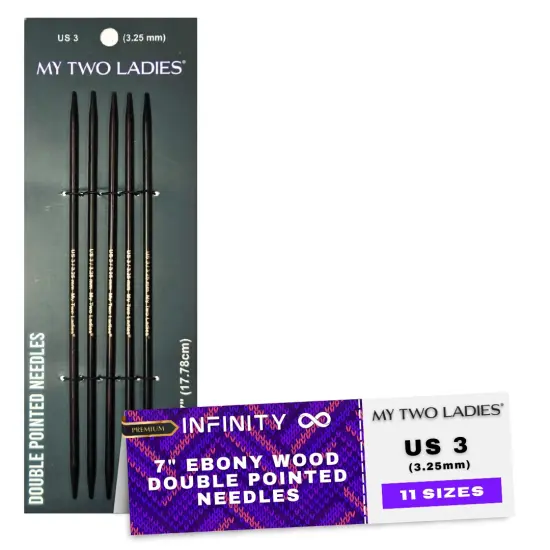 My Two Ladies | Infinity | Double Pointed Needles | Ebony | 11 Sizes {5}