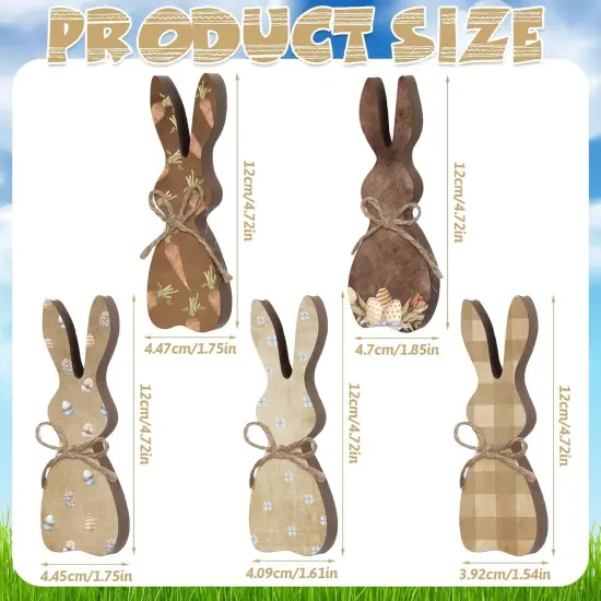 Bunny Outdoor Yard Garden Stuates, Outdoor Statues Home Garden Sculpture, Easter Ornament Sculpture,Yard Figurine for Art Lawn Patio Ornament {5}