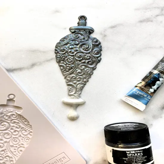 Redesign Decor Moulds® - Silver Bells - 5"x8", 8mm thickness Copyright #VA0002330073 {5}