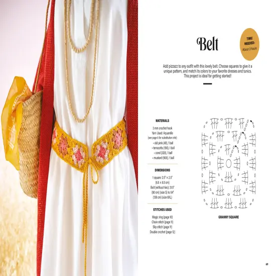 Granny Square Style: How to Make Limitless Projects from 10 Classic Patterns (Belts, Pillows, Afghans, Scarves, Totes) {6}