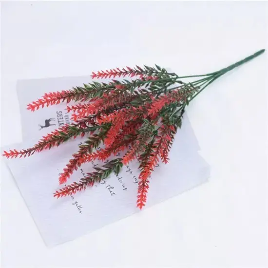 4pcs Lavender Plants for Elegant Table Decor & Relaxing Fall Ambiance Red {2}