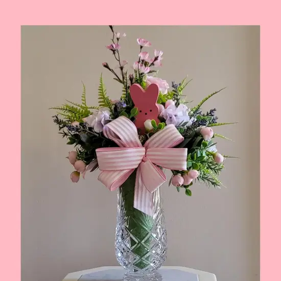 Easter D&eacute;cor, 4 Pcs Bunny Table Decorations Wooden Spring Signs {4}