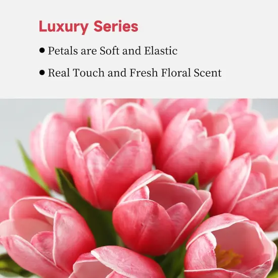 Artificial Tulip in Bulk for Home Kitchen Wedding Bridal Bouquet,Fake Flowers for Mother's Day {2}