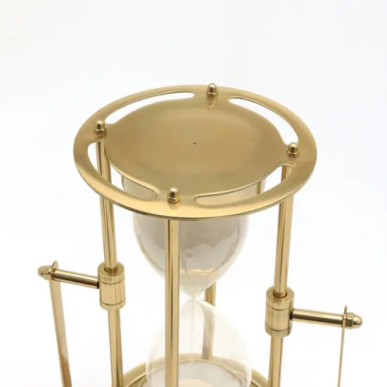 Decorative Aluminum Sand Timer - Hourglass (10"X9"X14") {4}