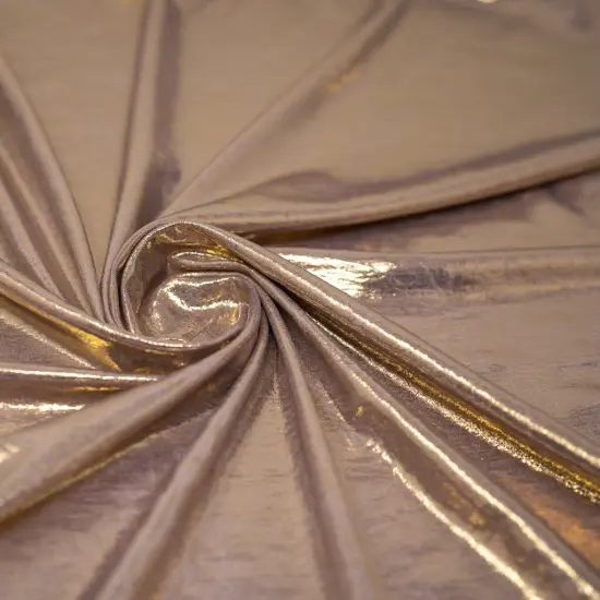 Claudette Creased Foiled Spandex Fabric {3}