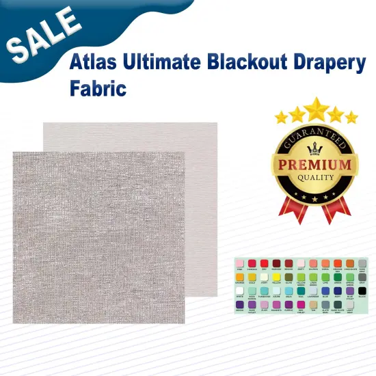 Atlas Ultimate Blackout Drapery Fabric {2}