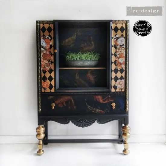 A1 Decoupage Fiber - Koi Pond - 1 sheet, A1 size {5}