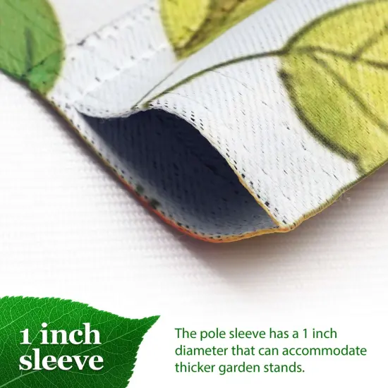 G128 Sweet Bee Flowers Garden Flag 12x18 In Double Sided Spring Yard Garden Lawn Decoration {5}