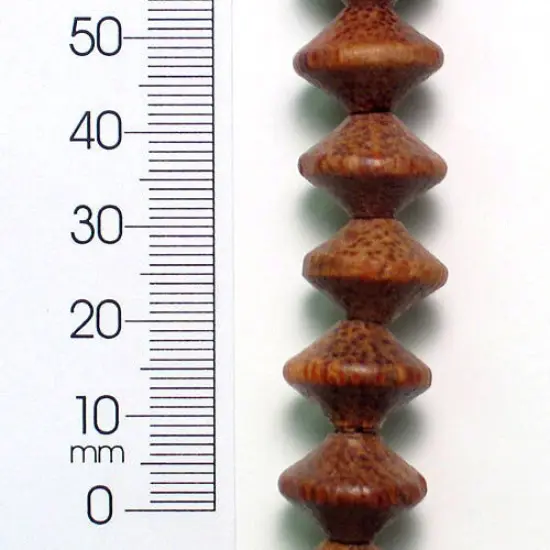 6 Packs of Wood Beads - Pepper Brown - 15x11mm - 8" Strand {1}