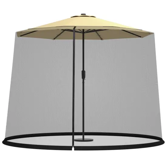Outdoor Umbrella Table Screen Mosquito Bug Insect Net {1}