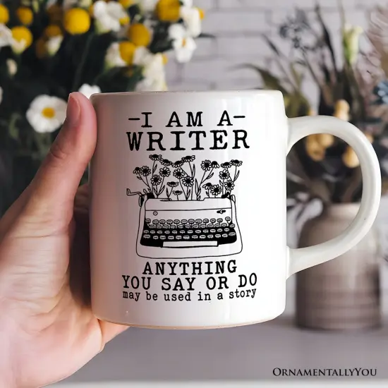 I Am A Writer Mug, Book Lover Gift {2}