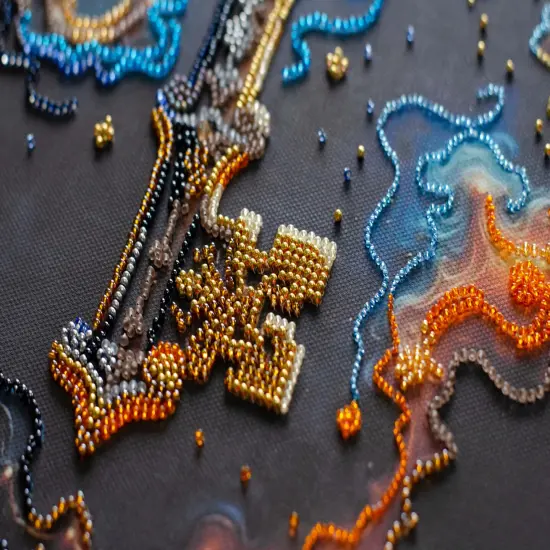 Bead Embroidery Kit - The key to happiness {6}