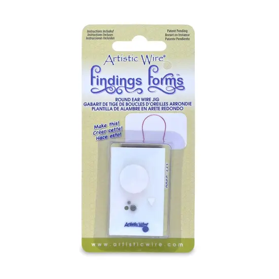 Artistic Wire Findings Forms, Round Ear Wire Jig, 1 pc {1}