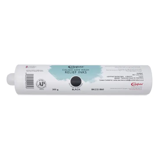 Cranfield Caligo Safe Wash Relief Ink Cartridge - Black, 300 g {1}