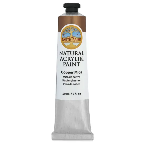 Natural Earth Paint Natural Acrylik Paint - Copper Mica, 59 ml {1}