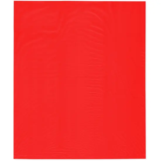 Plymor 15" x 18", Red 2 Mil Flat Open Plastic Poly Bags {1}