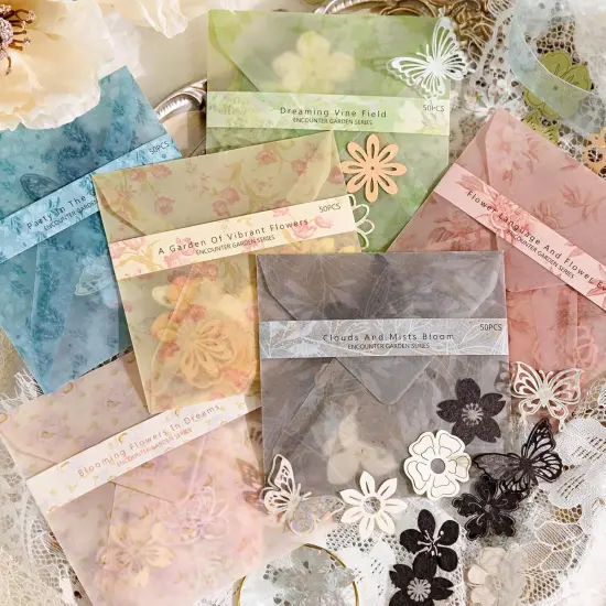 300 Pieces Mini Flowers Collage Paper Pack, Scrapbooking Supplies {1}