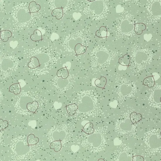 Mook Fabrics Hearts Adored Cotton Fabric [45 in. Wide] - By The Yard Sage {1}