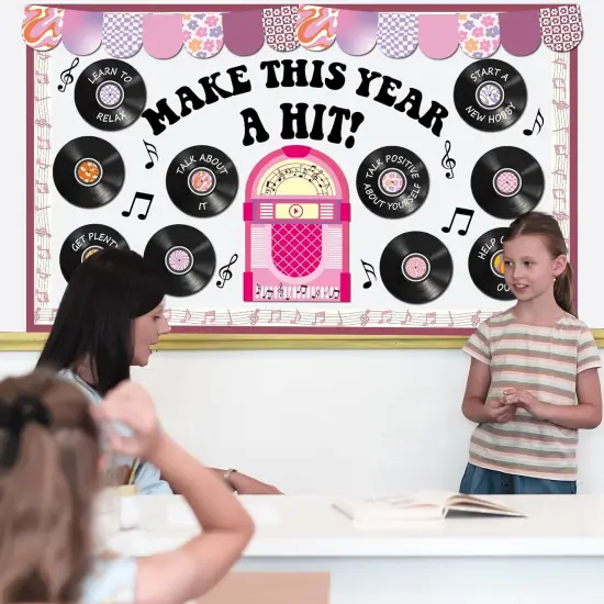 Vintage Record Bulletin Board Set {4}