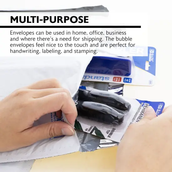 BAZIC Poly Bubble Mailer (#5)10.5" x 15" (2/Pack) {3}