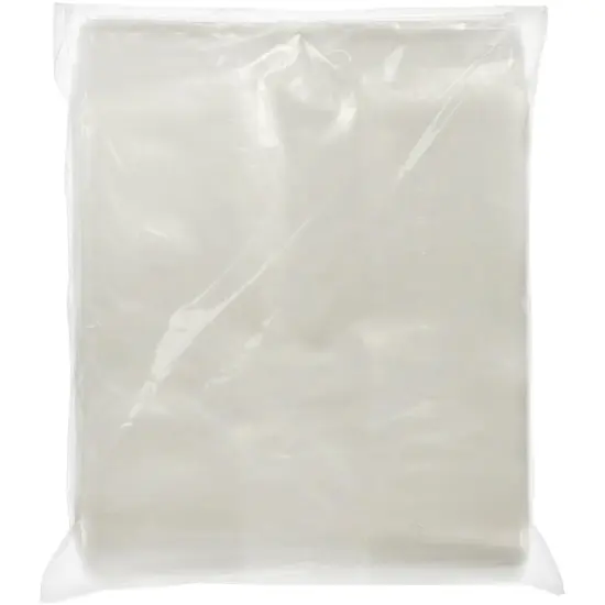 Plymor 5" x 3.5" x 12" (Pack of 100), 1 Mil Gusseted Plastic Bags {6}