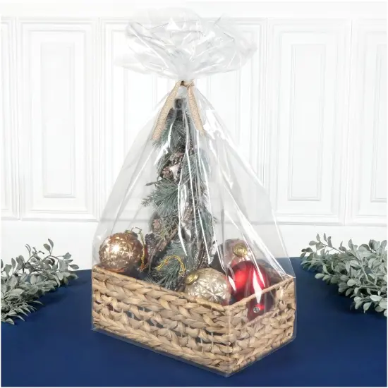 Plymor 12" x 8" x 30" (Pack of 50), 2 Mil Gusseted Plastic Bags {5}