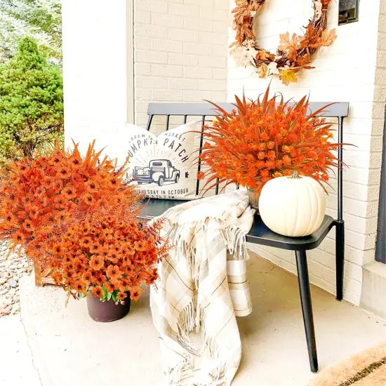 40 Bunches Artificial Fall Outdoor {5}