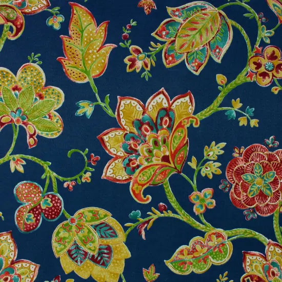 Richloom Solarium KAYSON - Outdoor/Indoor Fabric Navy {5}