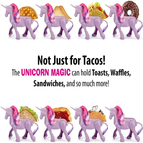 Unicorn Magic Sculpted Taco & Snack Holder {4}