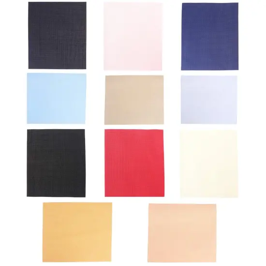 11pcs Cross Stitch Fabric DIY Cross Stitch Aida Cloth Fabric for Embroidery DIY Handmade Art Craft (5.9×5.9in) {4}