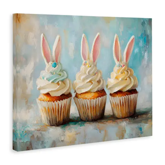 Stupell Industries Festive Bunny Ear Cupcakes Canvas By Franklyn Gregory {3}
