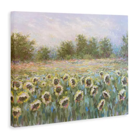 Stupell Industries Arise and Shine Sunflower Field Canvas By Linda Sperruzzi {3}