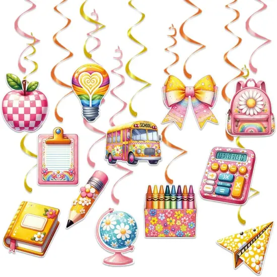 24PCS Back to School Decorations {4}