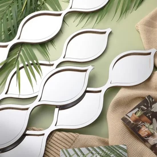 Teardrop Mirror Wall Art Decorative Mirror Wall {3}