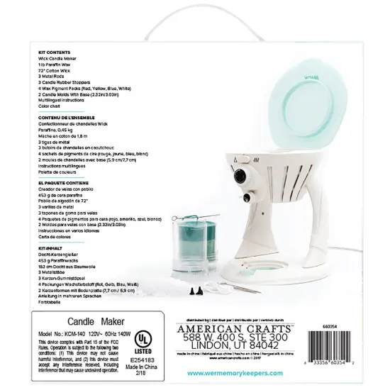 We R Wick Candle Machine Kit-United States Version {4}