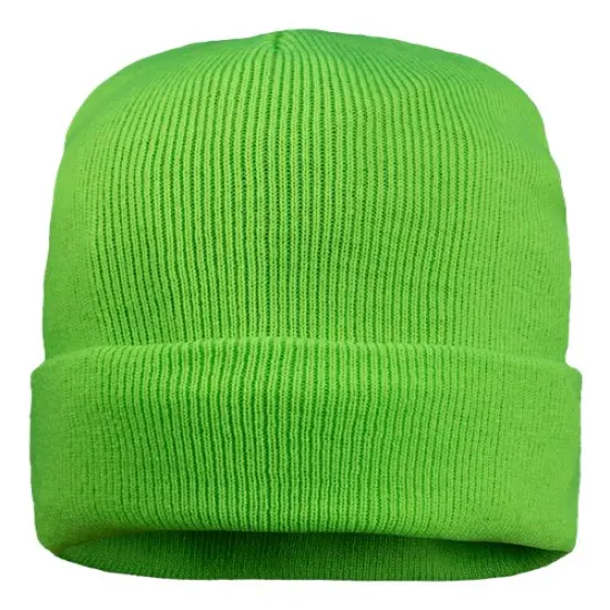 Sportsman&reg; Fleece Lined Cuffed Beanie Neon Green {2}