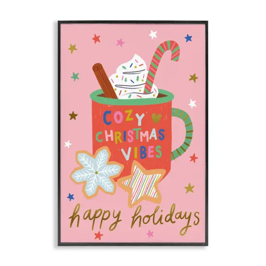 Stupell Industries Cozy Christmas Cocoa Framed Giclee By Lisa Barlow {7}