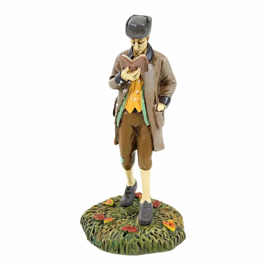 Enesco 3.75 In Ichabod Crane Halloween Halloween Village , Halloween Decor Legend Sleepy Hollow Halloween Brown {3}
