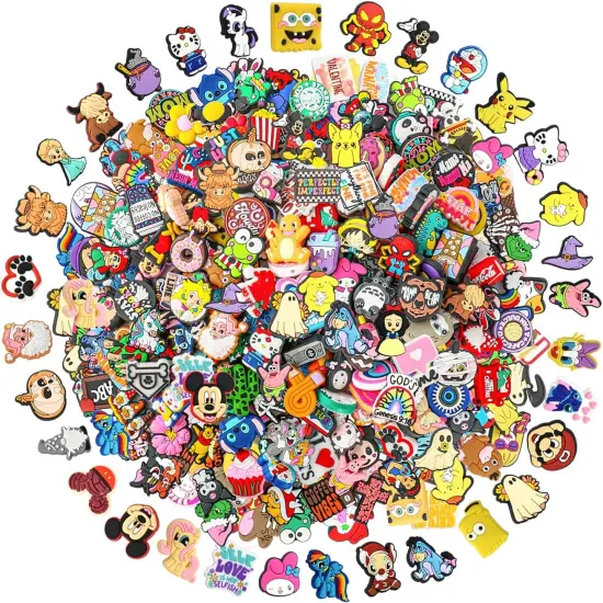 40Pcs Non-Repeat Cartoon Silicone Focal Beads for Pens {1}