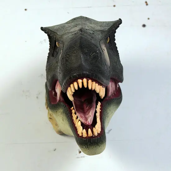 T-Rex Dinosaur Head Small Wall Decor Statue {5}