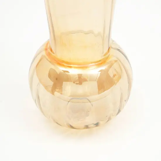Decorative Glass Vase In Gold Color {6}