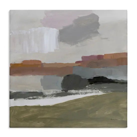 Stupell Industries Abstract Canyon Mesa in Distance Canvas By Pamela Munger {1}