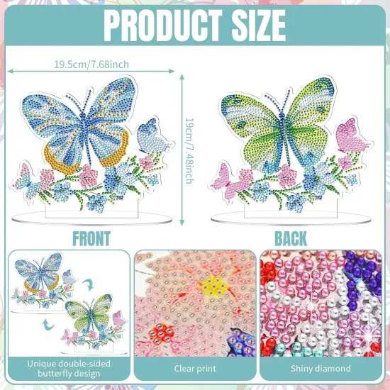 3 Pcs Diamond Painting Butterfly Kits {2}