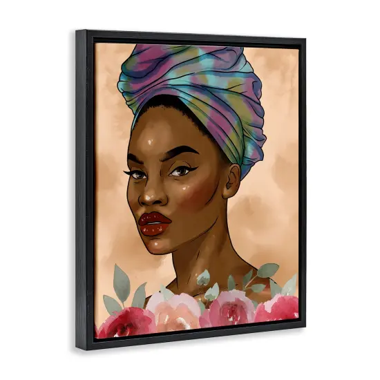Stupell Industries Exhilarating Beauty Female Portrait Floating Frame By Marcus Prime {3}